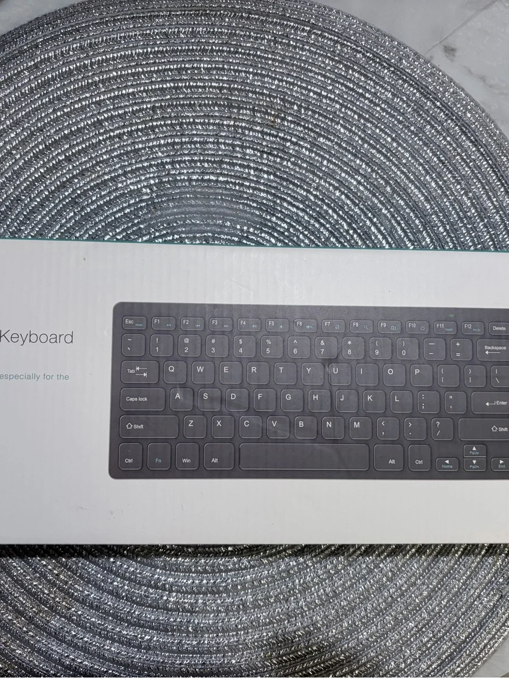 Ultra-thin Wireless Keyboard and Mouse Combo - Black
